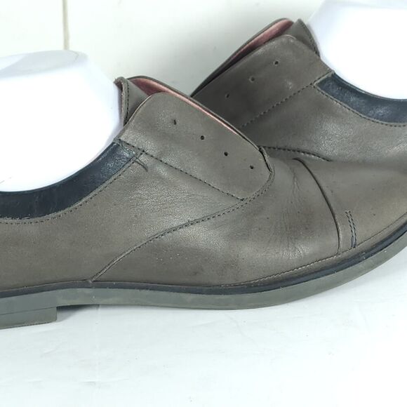 PIKOLINOS Women's Pyrgos US8,5 EU39 Gray Leather Laceless Slip-On Flat Oxford - Picture 16 of 16